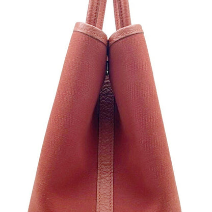 Hermes Garden Tpm Toile Canvas Rouge Venetian Duchess Rose Extreme Z Stamp 2021 Tote Bag
