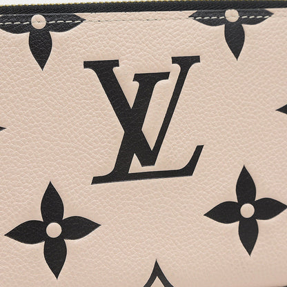 Louis Vuitton Lv Crafty Empreinte Zippy Wallet Long Crme Noir M69727