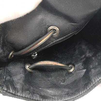 Gucci 001 3748 Handbag Gg Canvas Leather Black Ja-25117