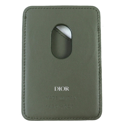 Christian Dior Dior Saddle Logo Magnet Gravity Leather Card Holder/Card Case