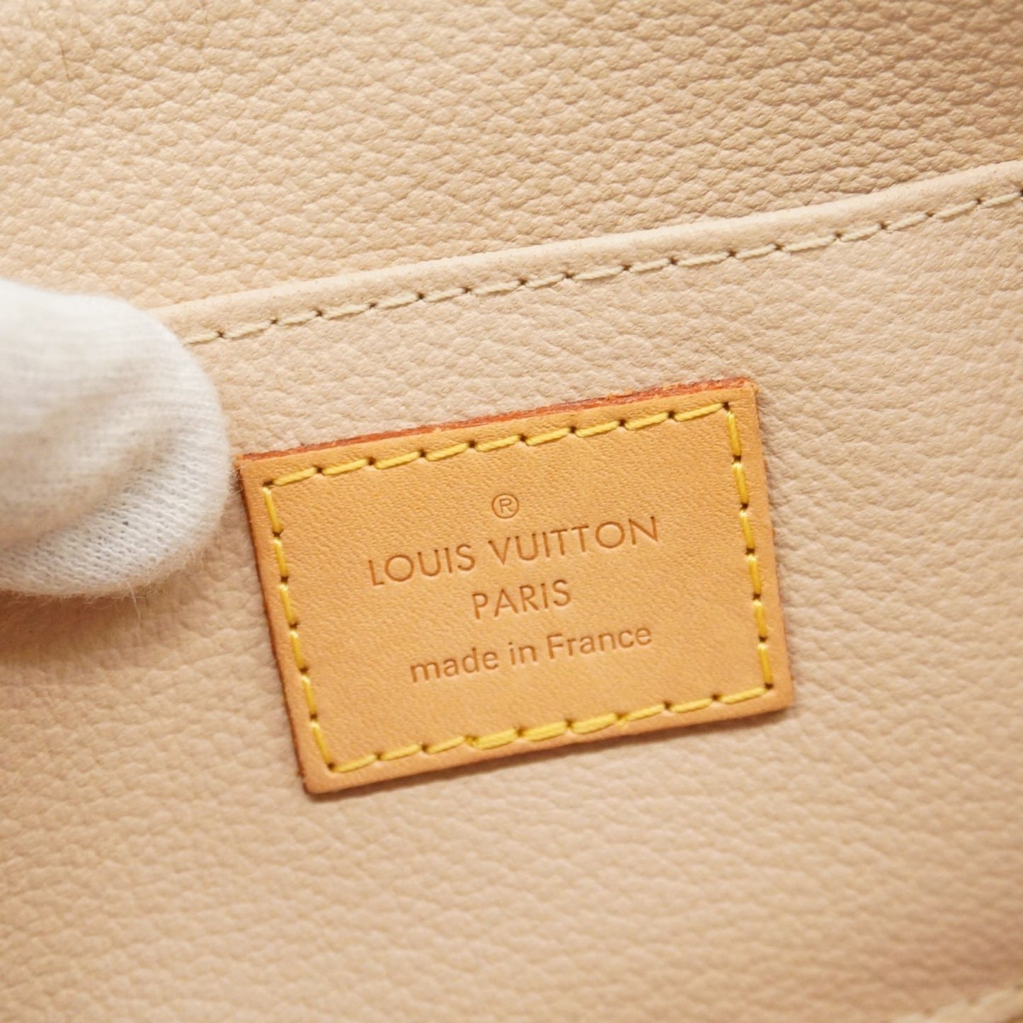 Louis Vuitton Monogram Pochette Tick Pm M47515 Brown