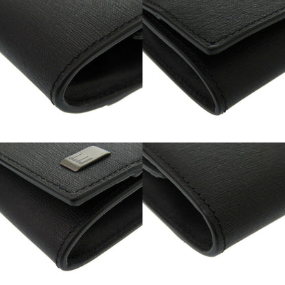 Dunhill Leather Black Coin Case Purse Wallet 1360