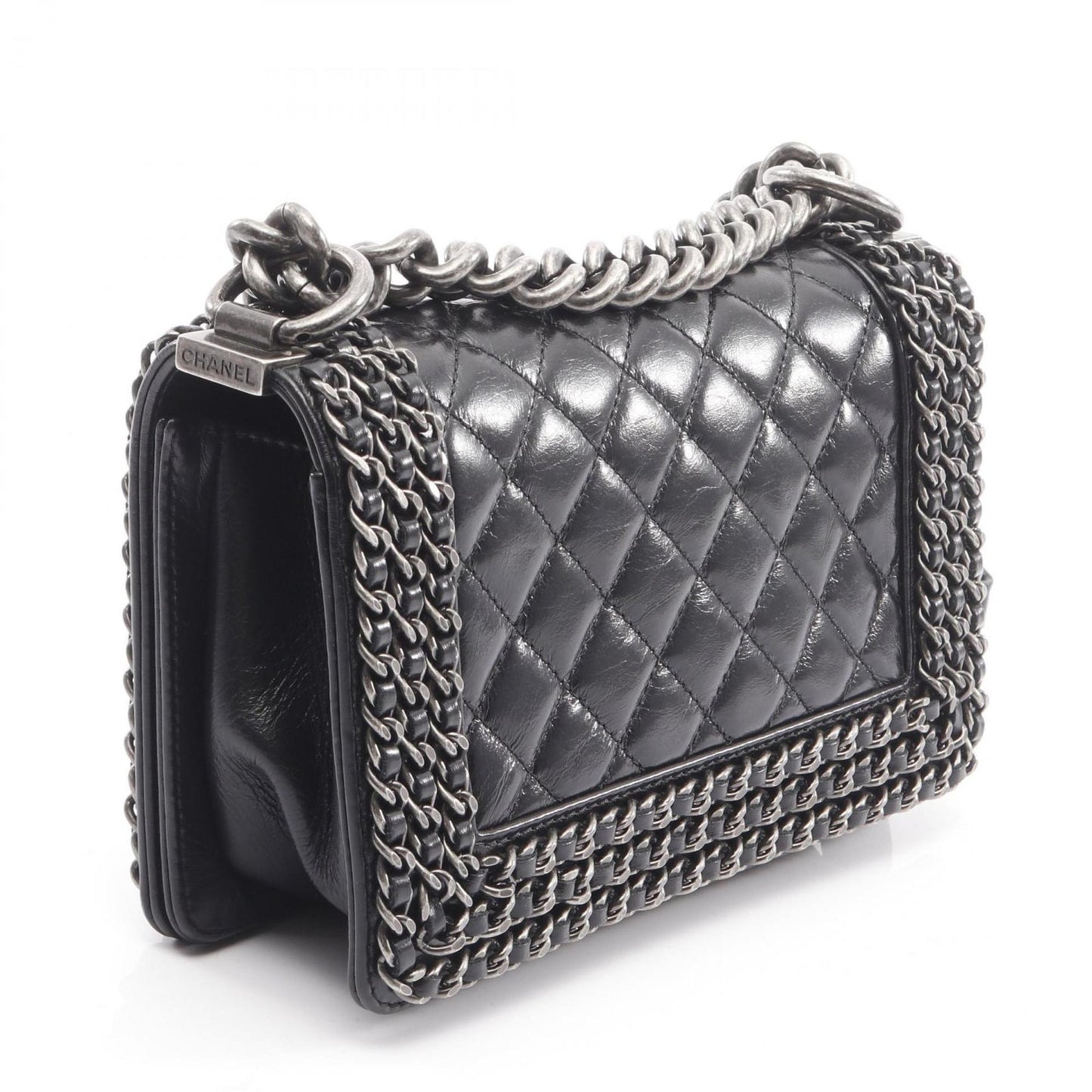 Chanel Boy Chanel Small Shoulder Bag Leather Lambskin (Sheepskin)