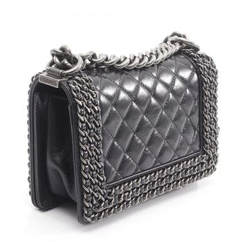 Chanel Boy Chanel Small Shoulder Bag Leather Lambskin (Sheepskin)