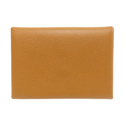 Hermes Herms Calvi Duo Silver Hardware Coin Case Evercolor