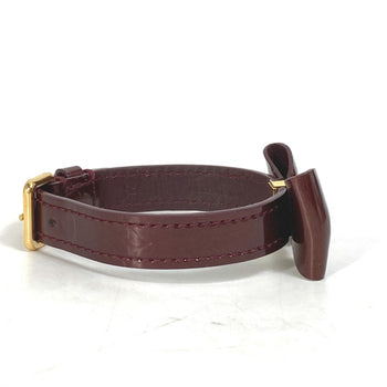 Louis Vuitton M6617F Monogram Vernis Favorite Ribbon Bracelet