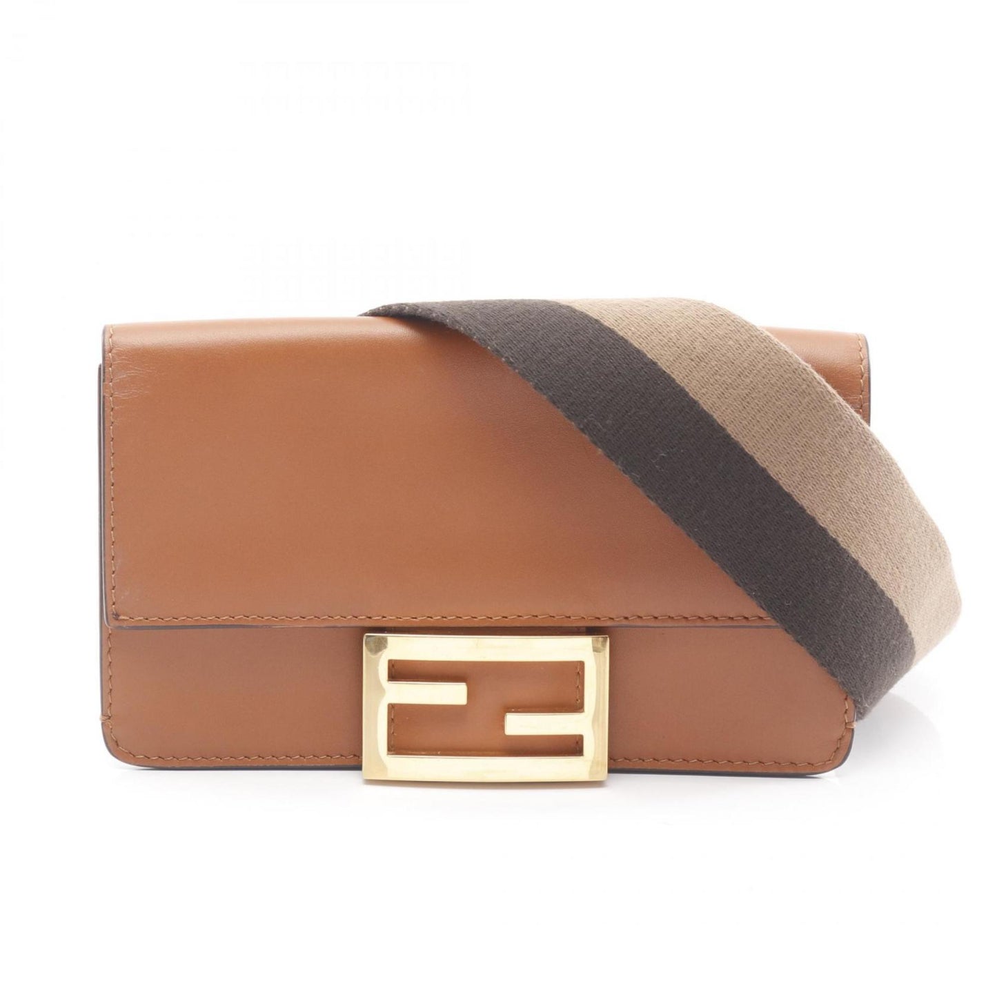 Fendi Flat Baguette Shoulder Bag