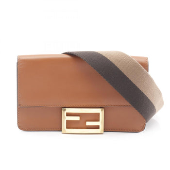 Fendi Flat Baguette Shoulder Bag