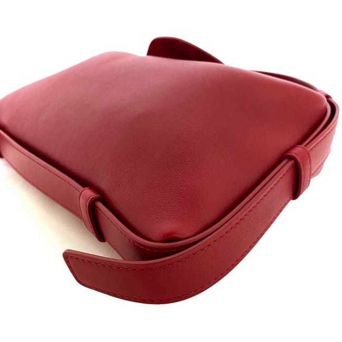 Bottega Veneta Handbag Cradle Bordeaux Gold 680058 Lambskin Leather Bottega Veneta Side Triangle