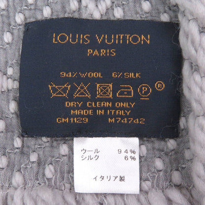 Louis Vuitton M74742 Echarpe Logomania Wool And Silk Monogram Fringe Scarf