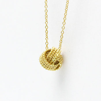 Tiffany Somerset Knot Twist Necklace Yellow Gold (18K) No Stone Men