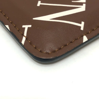Valentino Valentino Logo All-Over Pattern Strap Smartphone Accessory Neck Shoulder Bag Leather