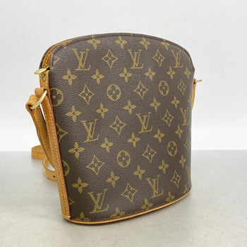 Louis Vuitton Monogram Drouot Shoulder Bag M51290 Brown