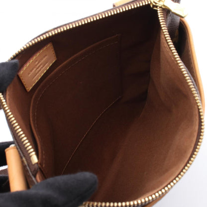 Louis Vuitton Valmy Pochette Shoulder Bag In Coated Canvas And Leather With Monogram Design