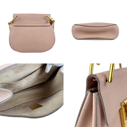 Chlo Chloe Drew Shoulder Bag In Leather And Metal