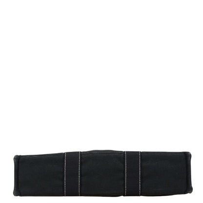 Hermes Four Tote Mm Bag Handbag Black Canvas