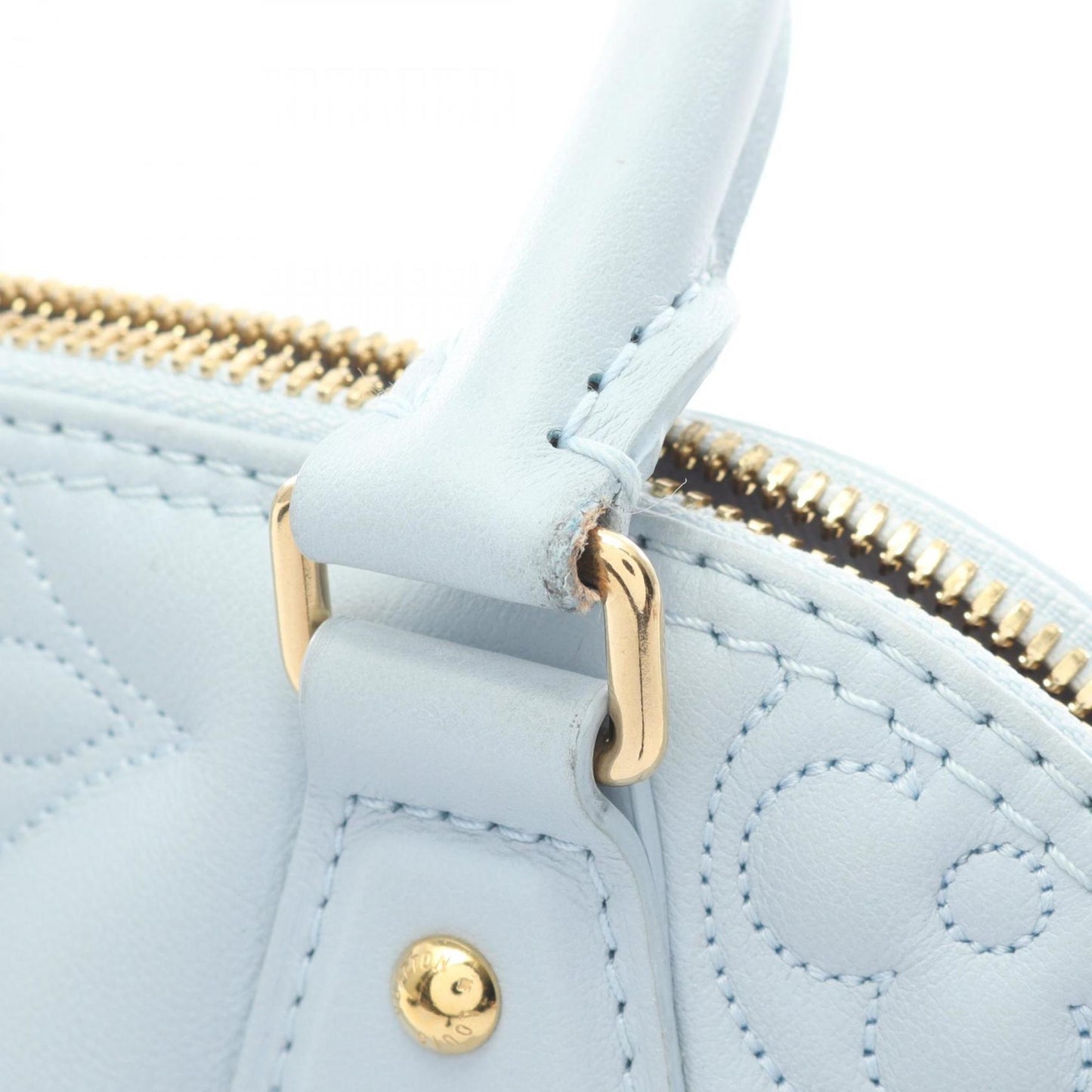 Louis Vuitton Alma Soft Bb Bubble Gram Blue Glacier Handbag