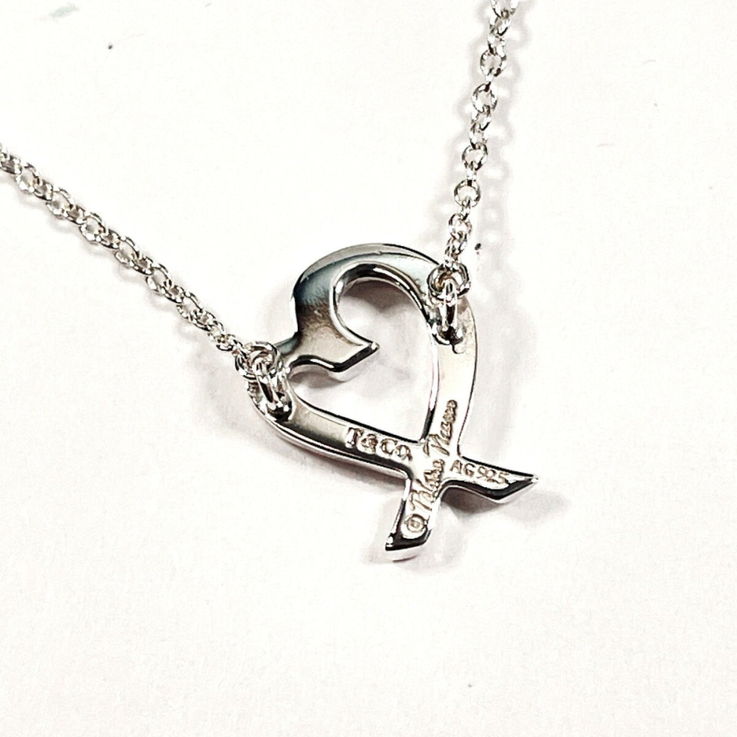 Tiffany&Co. Tiffany Loving Heart Paloma Picasso Necklace Silver 925