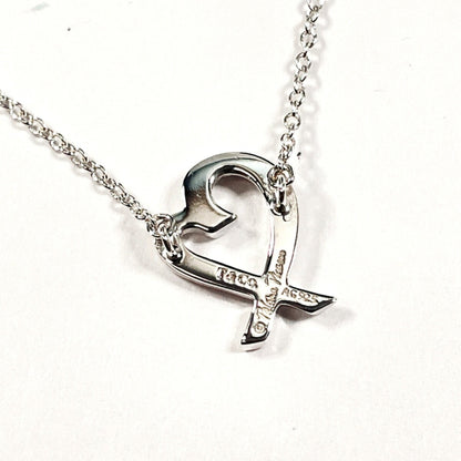Tiffany&Co. Tiffany Loving Heart Paloma Picasso Necklace Silver 925