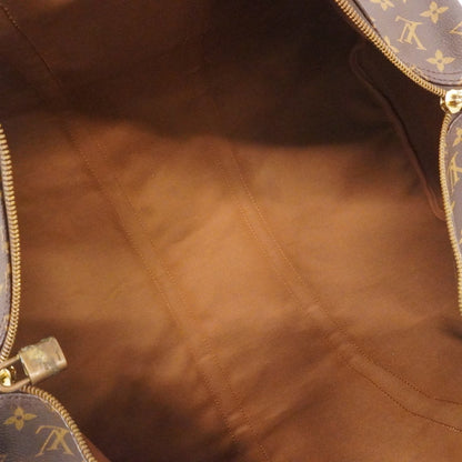 Louis Vuitton Monogram Keepall 55 Boston Bag M41424 Brown