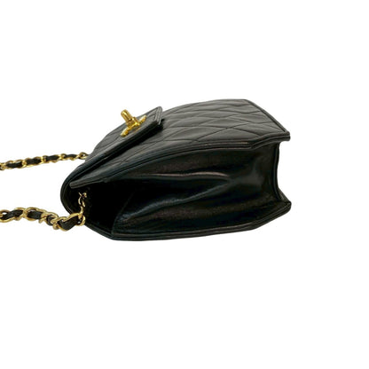Chanel Matelasse Octagon Lambskin Chain Mini Shoulder Bag
