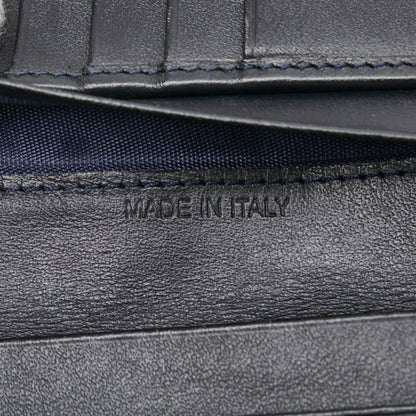 Burberry Check Long Wallet In Black