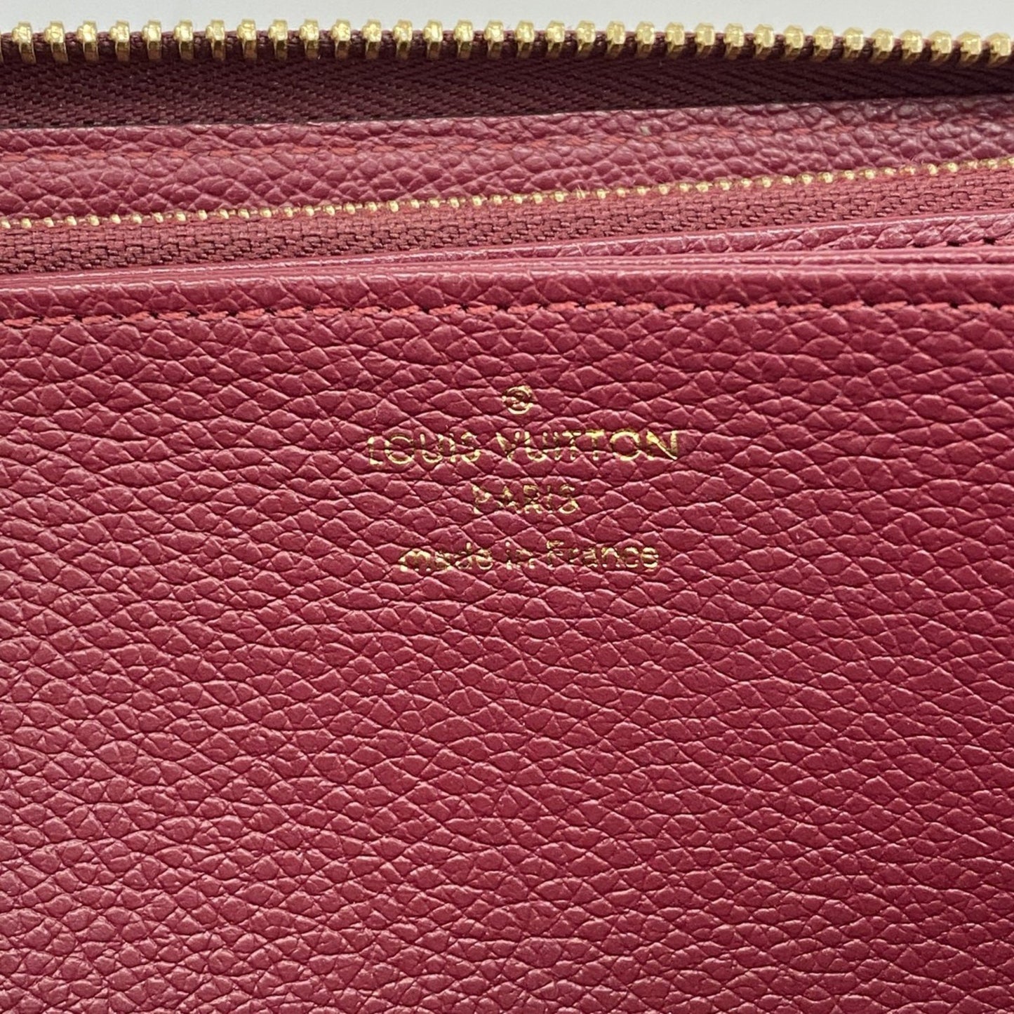 Louis Vuitton Monogram Empreinte Zippy Wallet M60549 Aurore