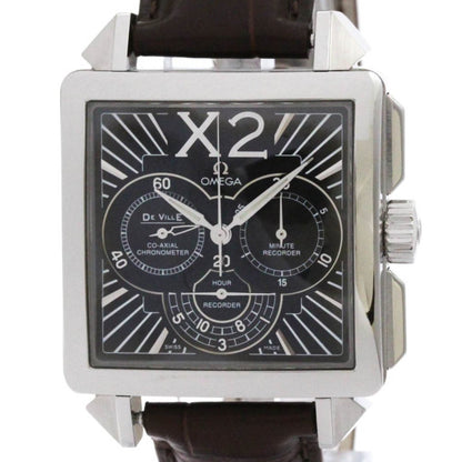 Omega De Ville X2 Chronograph Steel Watch 423.13.37.50.01.001 Polished