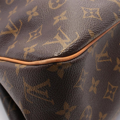 Louis Vuitton Batignolles Horizontal Monogram Shoulder Bag Coated Canvas Leather
