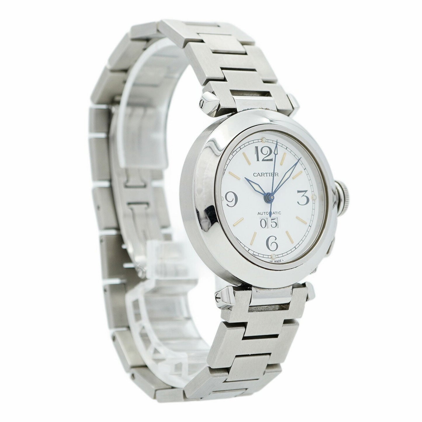 Cartier Pasha C W31044M7 White Dial