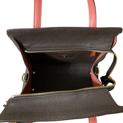 Salvatore Ferragamo Amy Gancini Handbag In Dark Brown