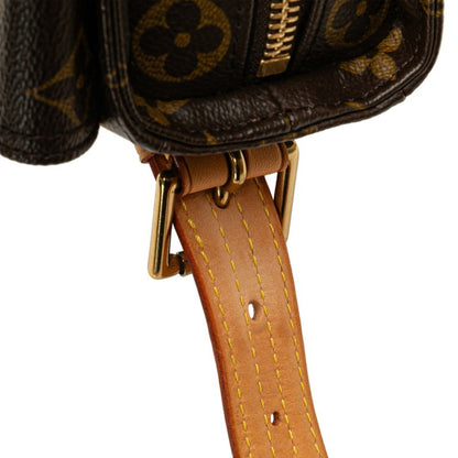 Louis Vuitton Monogram Viva Cite Mm One-Shoulder Bag M51164 Brown Pvc Leather