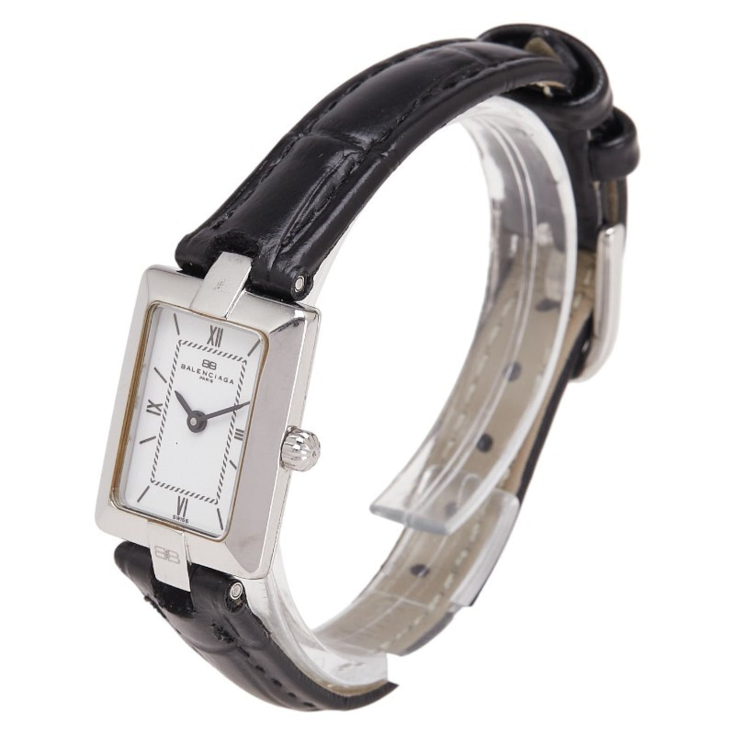 Balenciaga Women'S Quartz Watch With White Dial