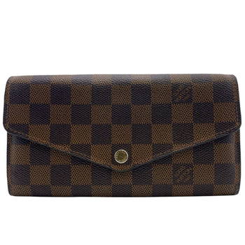 Louis Vuitton N63209 Portefeuille Sarah Damier Long Wallet Brown