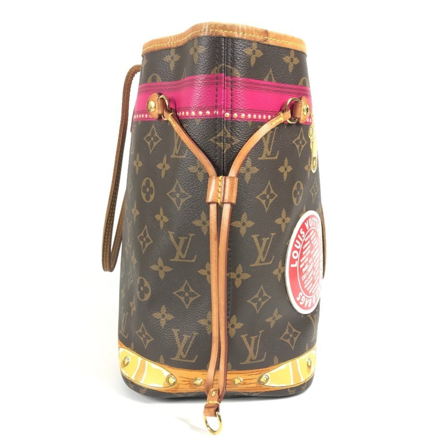Louis Vuitton M41390 Monogram Summer Trunk Neverfull Mm 2018 Collection Shoulder Bag Tote Canvas