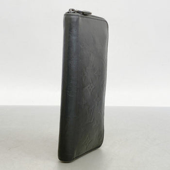 Louis Vuitton Monogram Shadow Zippy Wallet Vertical M62902 Black