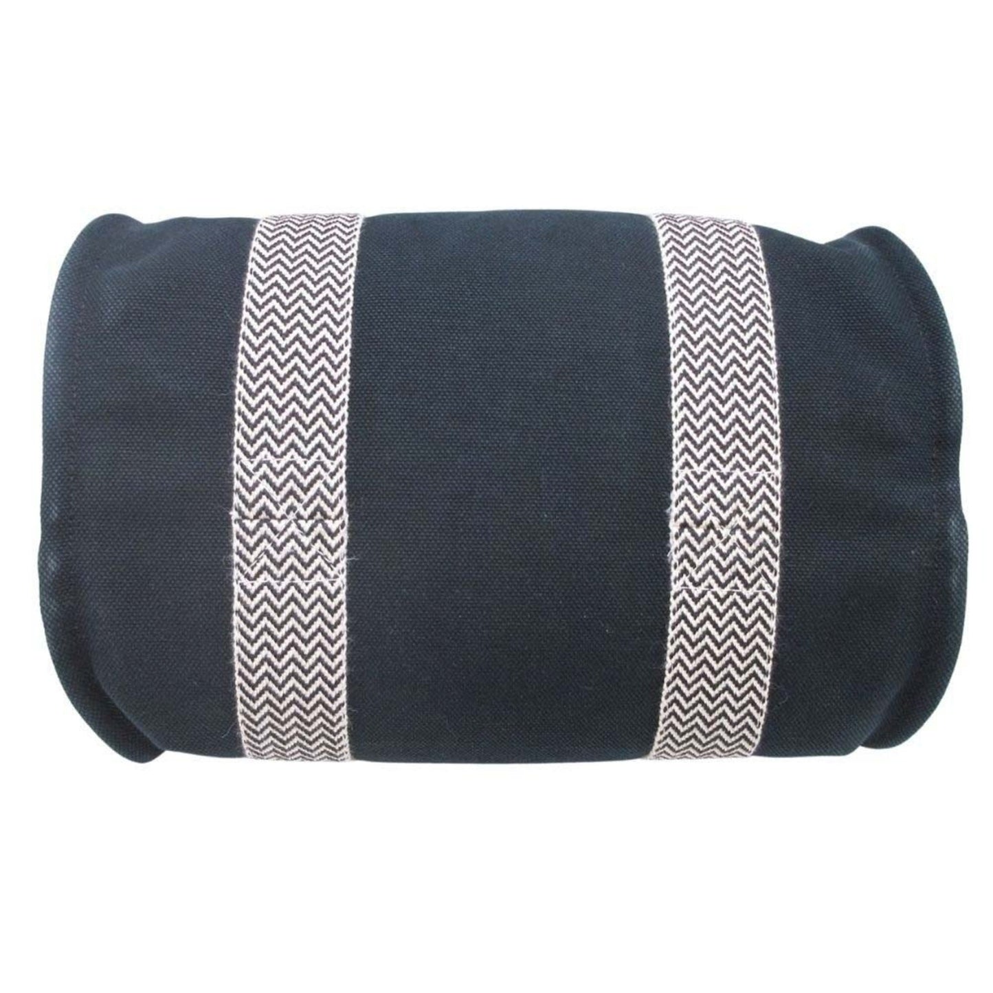 Hermes Cannes Pm Handbag Tote Canvas Herringbone With Pouch