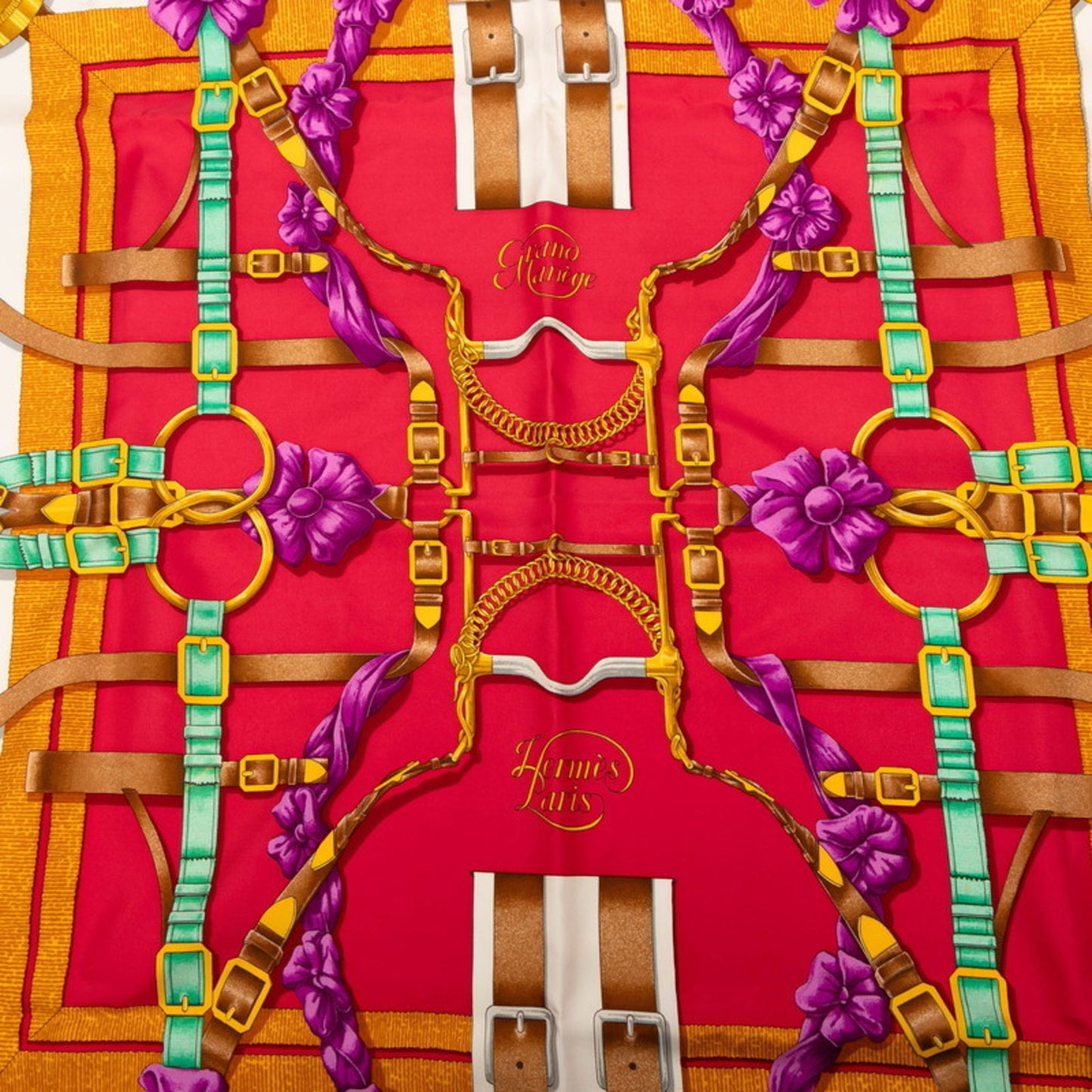 Herms Carr 90 Grand Manege Scarf