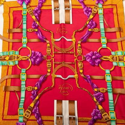 Herms Carr 90 Grand Manege Scarf