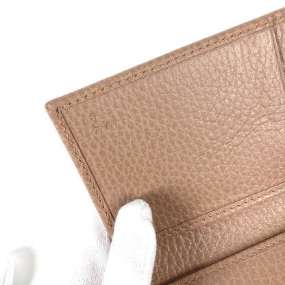 Gucci 474746 Compact Wallet Trifold Wallet Beige