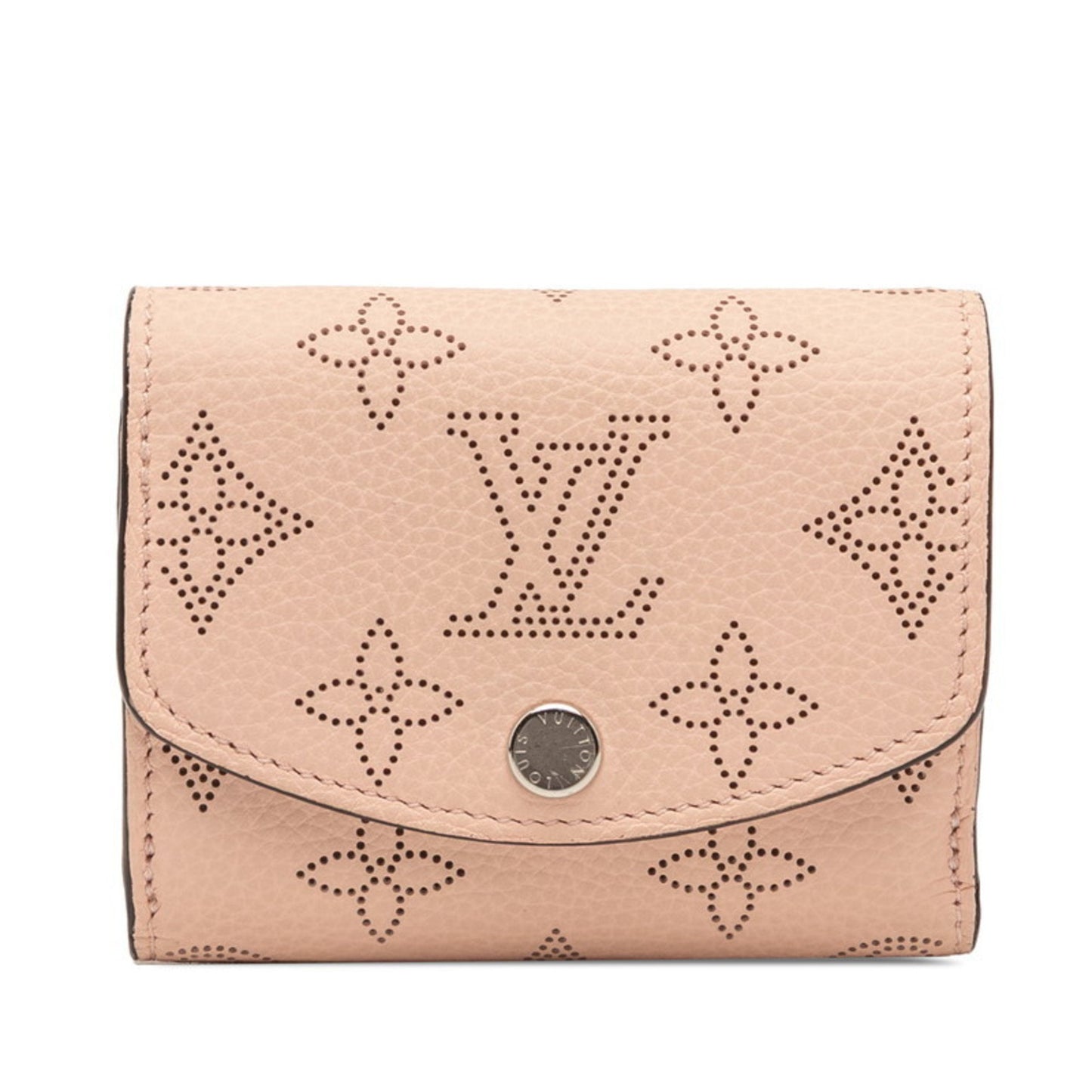 Louis Vuitton Monogram Mahina Portefeuille Iris Xs Tri-Fold Wallet M67499 Magnolia Pink Leather