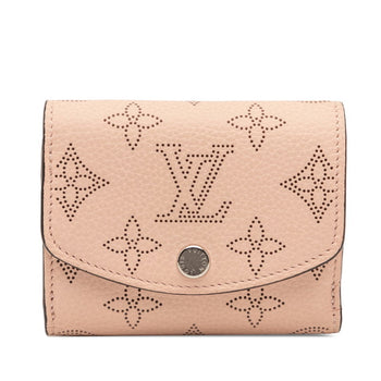 Louis Vuitton Monogram Mahina Portefeuille Iris Xs Tri-Fold Wallet M67499 Magnolia Pink Leather
