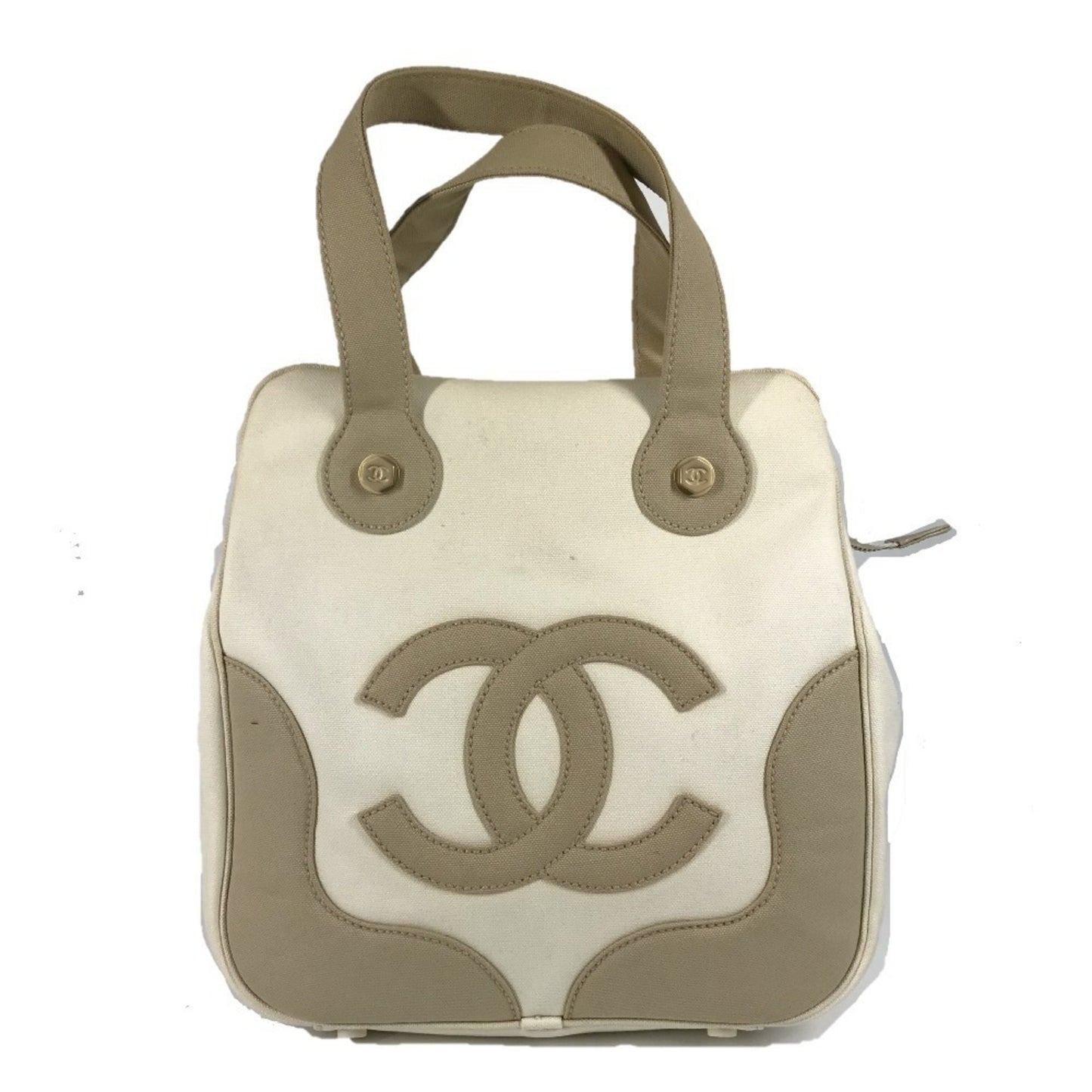 Chanel Cc Coco Mark Logo Marshmallow Tote Bag