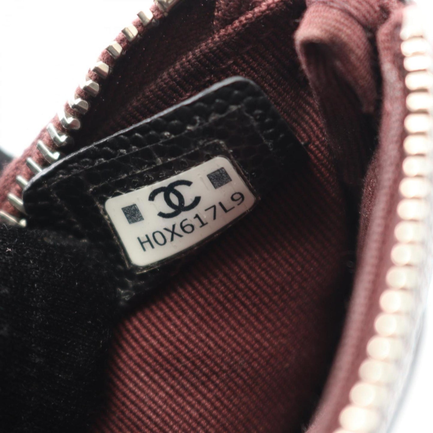 Chanel Matelasse Pouch Bag In Grained Calfskin Leather