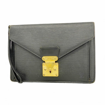 Louis Vuitton Epi Leather Pochette Serie Dragonne Clutch Bag M52612 Noir