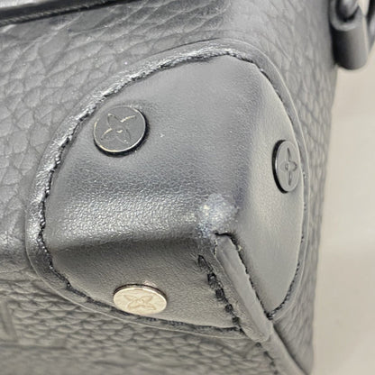 Louis Vuitton Monogram Taurillon Steamer Wearable Wallet Shoulder Bag M81746 Black