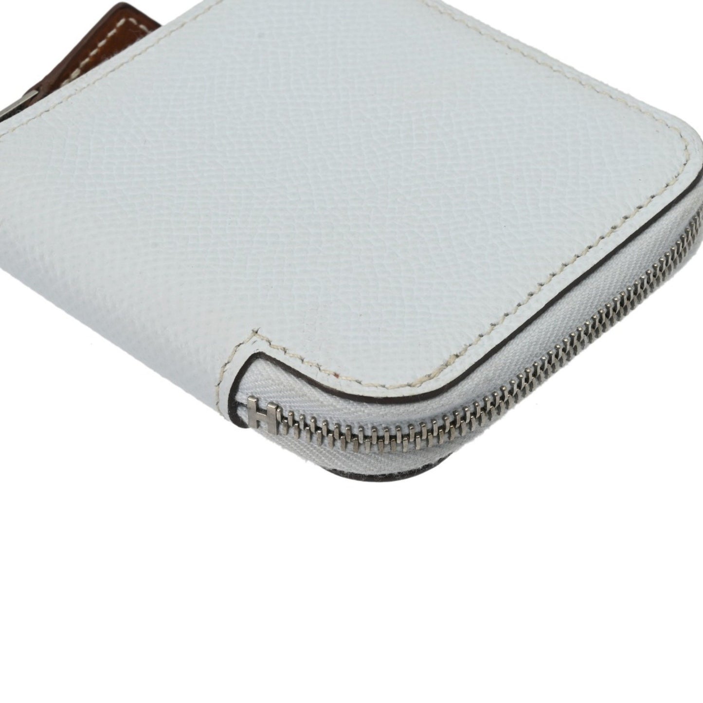 Hermes Azap Compact Mini Bleu Brume Y Stamp (Circa 2020)