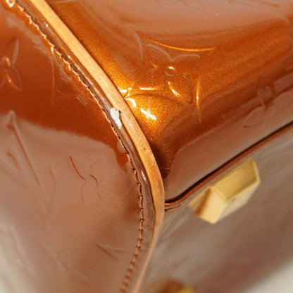 Louis Vuitton Vernis Tompkins Square Handbag M91103 Bronze