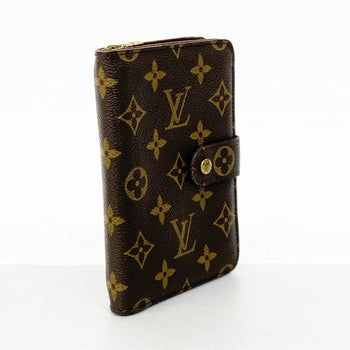 Louis Vuitton Monogram Porte Papier Zip Wallet M61207 Brown