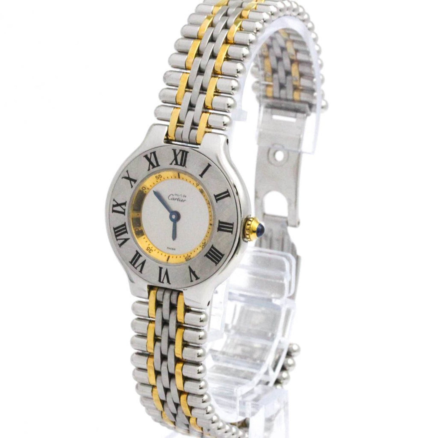 Cartier Must 21 Gold Plated Steel Quartz